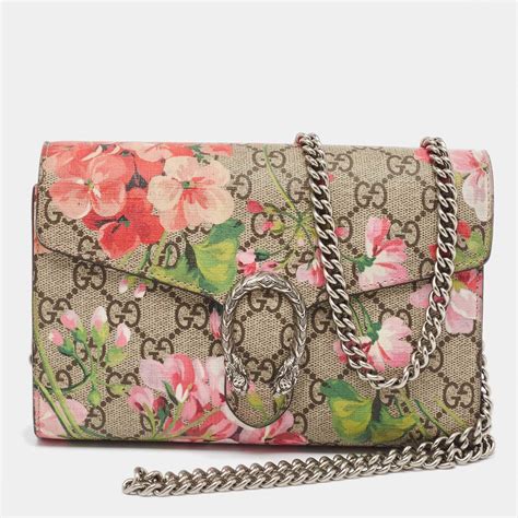 gucci blooms dionysus wallet on chain|gucci dionysus gg supreme chain wallet.